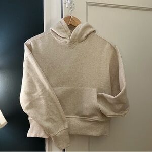❤️ 2/$20 ❤️ Better Together Crop Oversized Cream Hoodie XS NWT